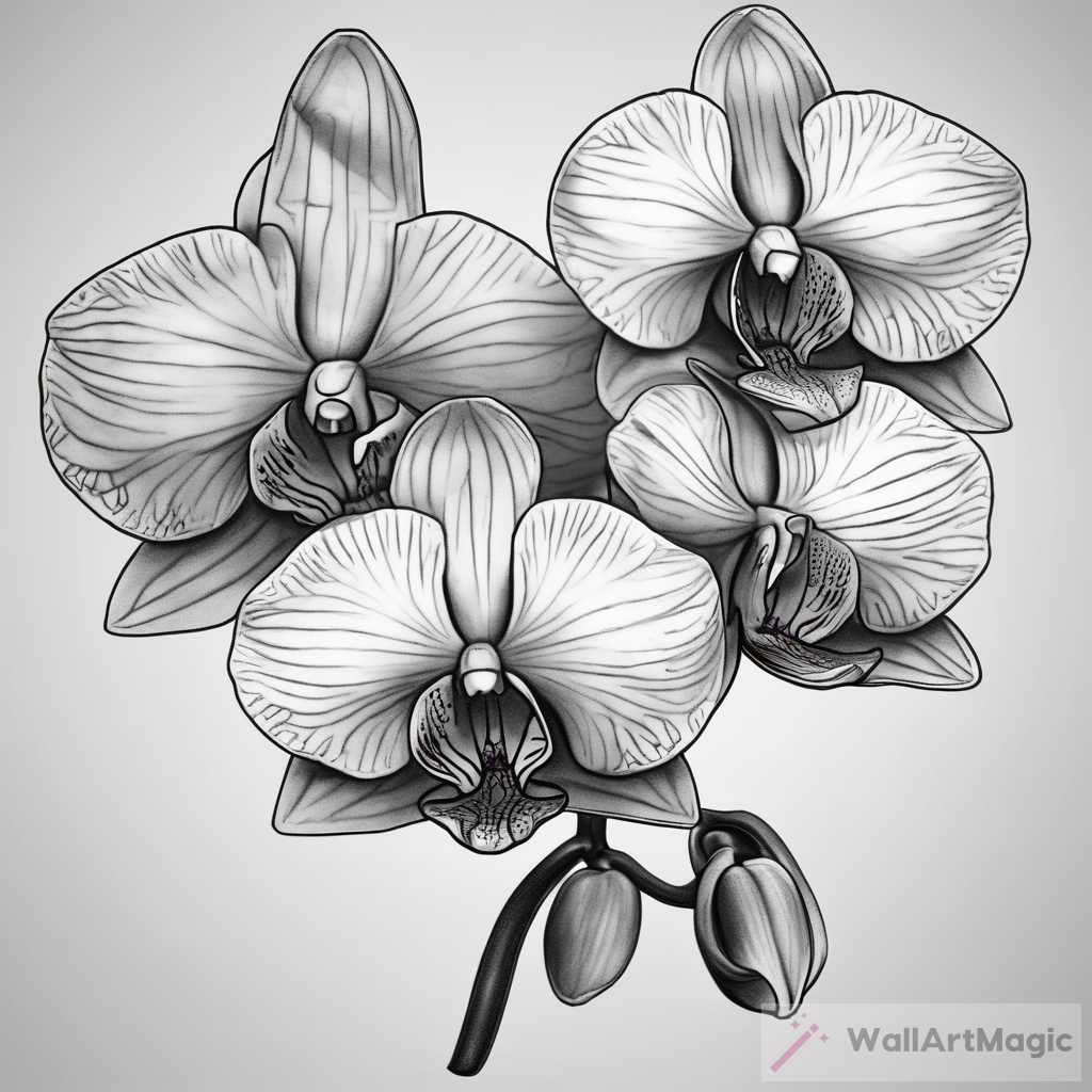 The Elegance of Orchids: A Stunning Tattoo Design