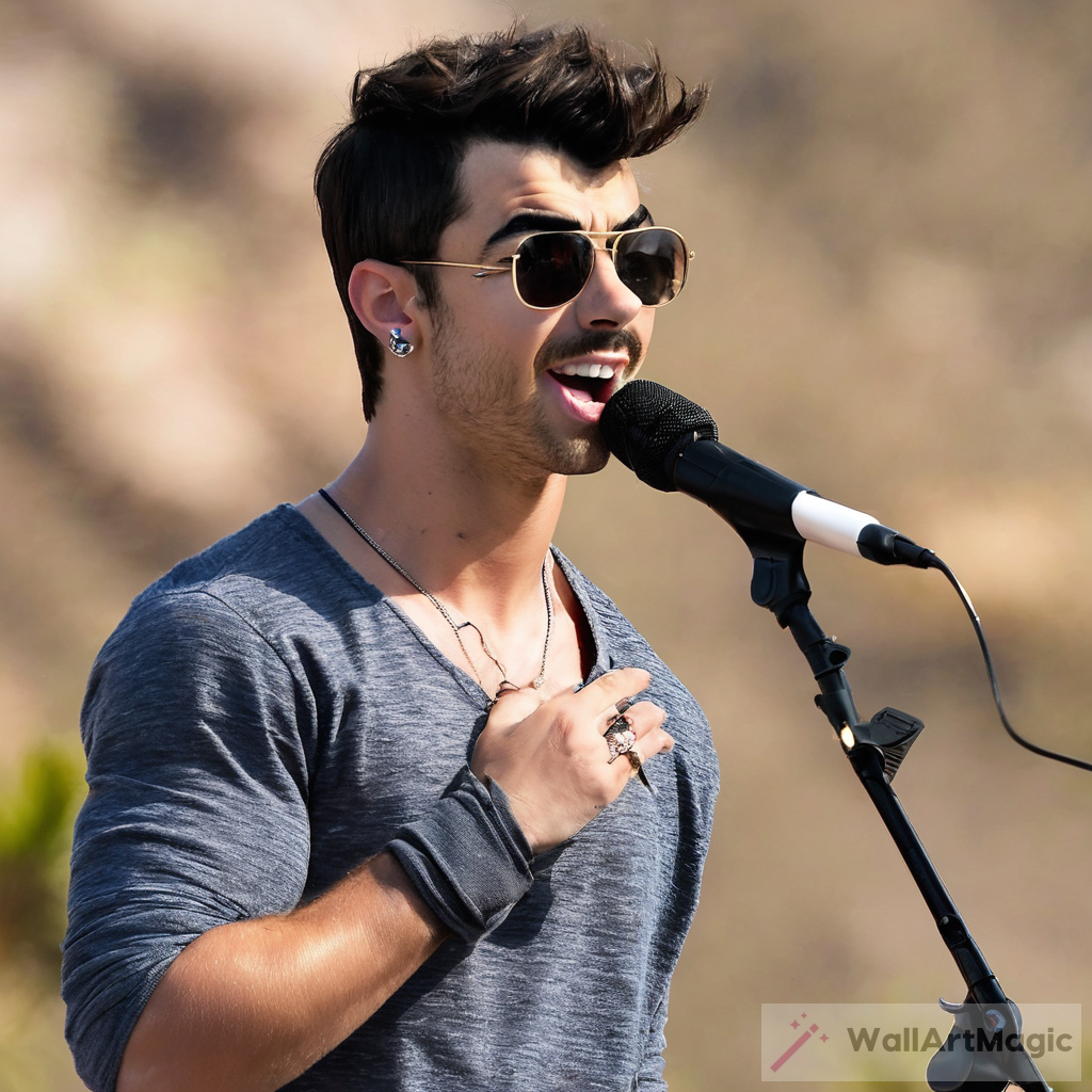 Joe Jonas Singing in the Canary Islands