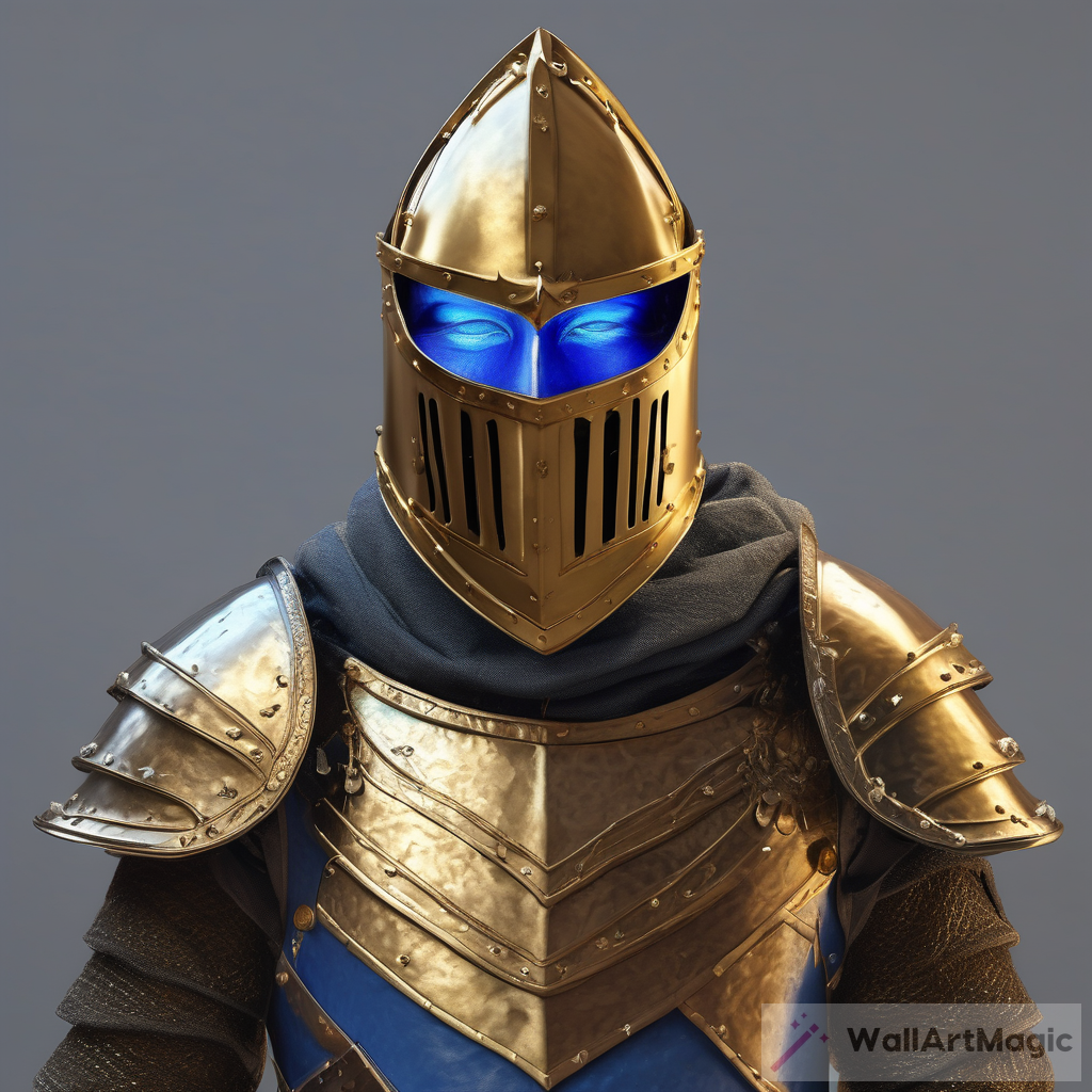 The Majestic Knight: An Ode to Medieval Golden Armor