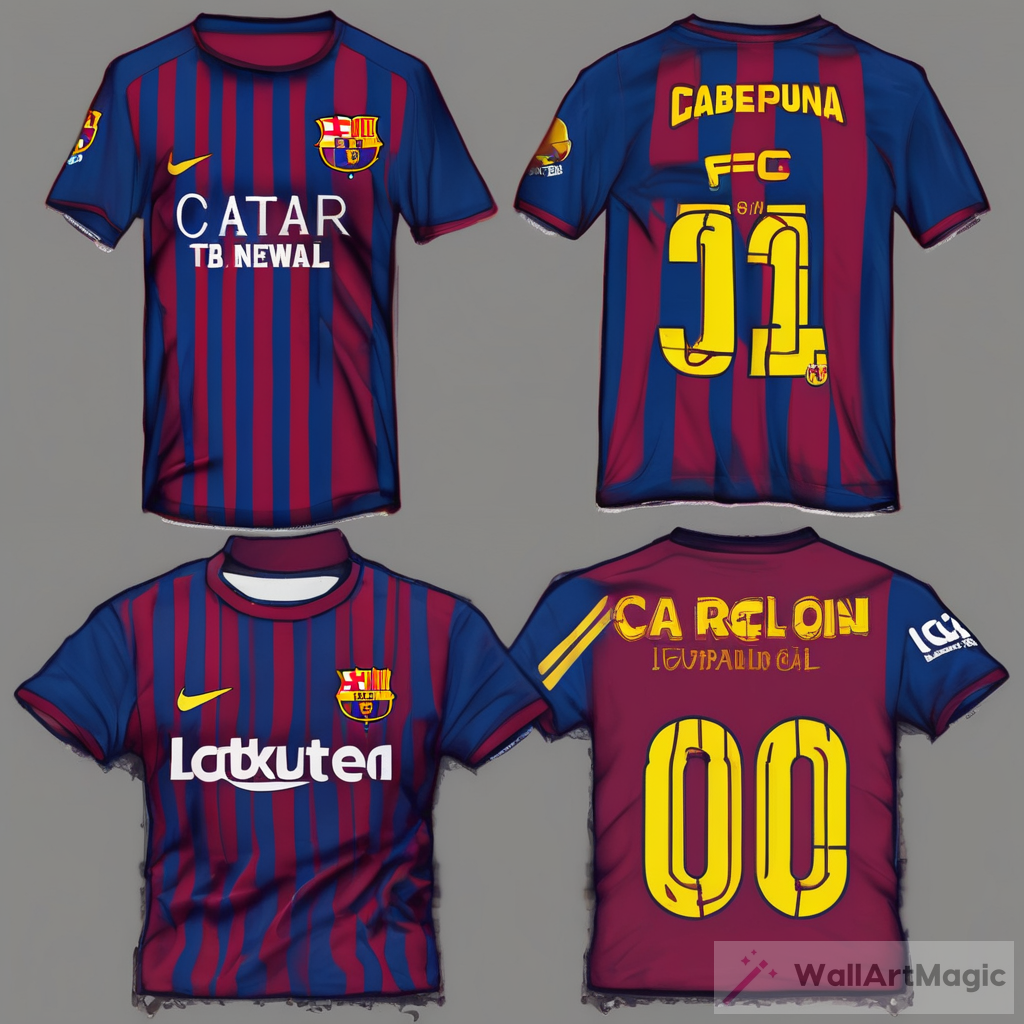 Exploring the Futuristic Design of Cyberpunk-Style FC Barcelona T-Shirt