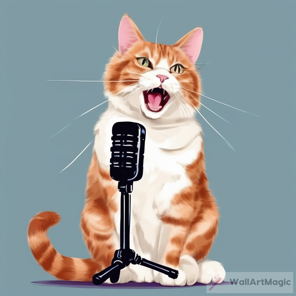 The Melodic Voice of A Realistic Singing Cat