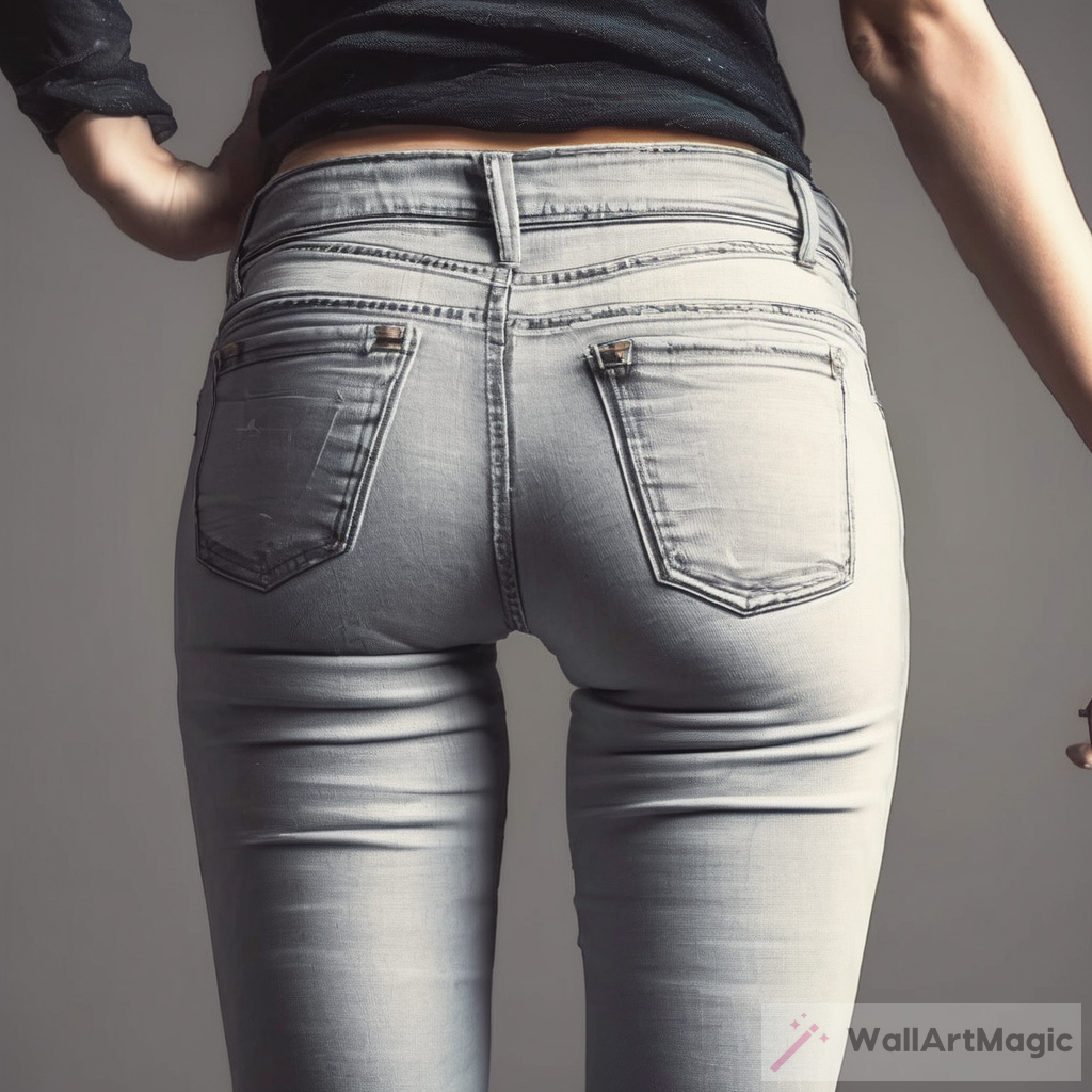 Exploring the Artistic Beauty of a Girl in Tight Jeans