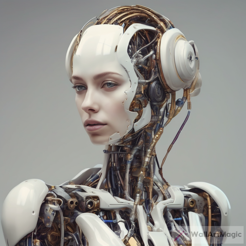 The Fusion of Man and Machine: A Fascinating Art of Half Robot, Half Universe