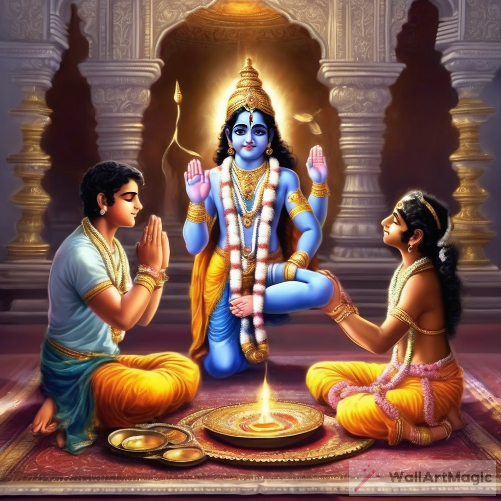 The Divine Encounter: A Spiritual Connection with Sri Krishna