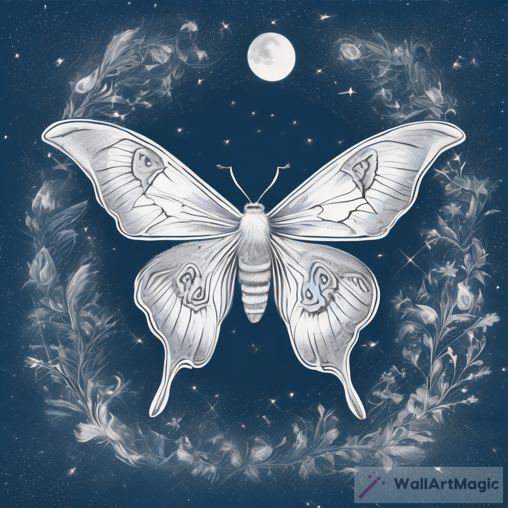The Serenity of a White Moth