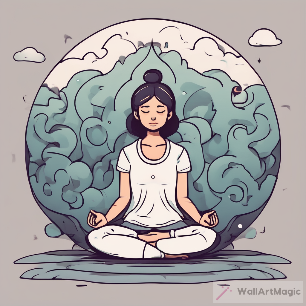 Exploring the Beauty of Meditation in 2D Cartoons