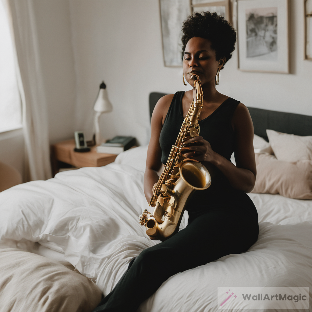 The Harmonious Melody: A Black Woman's Unique Connection with the Saxophone