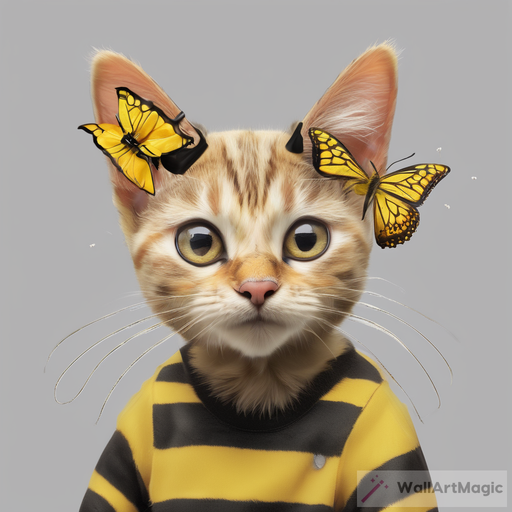 The Fascinating Fusion: Cat and Bee Art