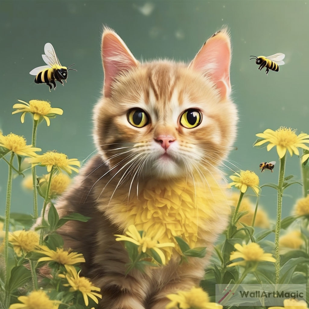 The Fascinating Fusion of a Cat and a Bee