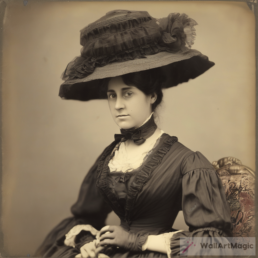 The Elegant Lady: A Glimpse into 19th Century England