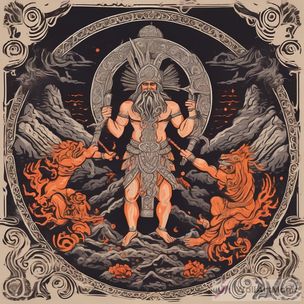 Battle of Deities: Slavic God vs Hindu God - Art Blog