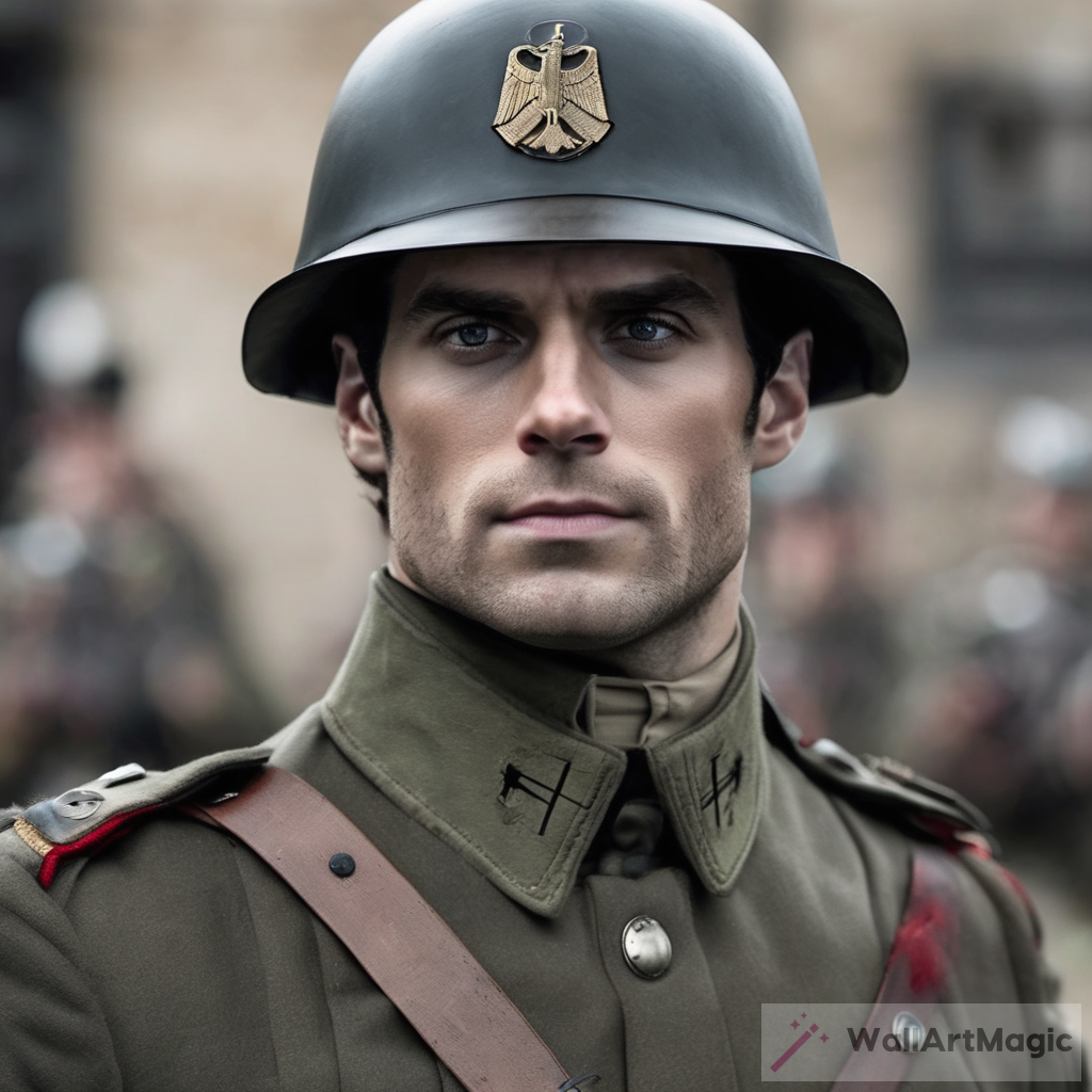 Henry Cavill as German Soldier: A Captivating Artwork