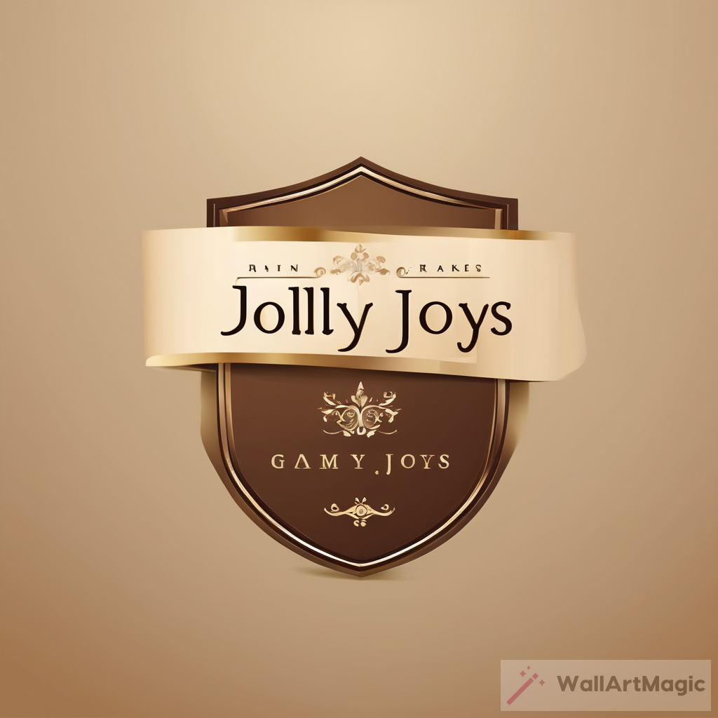 Luxury Logo in Brown and Beige for Jolly Joys