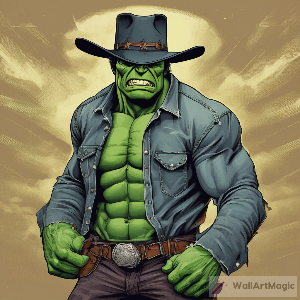 Hulk Cowboy: A Fusion of Strength and the Wild West