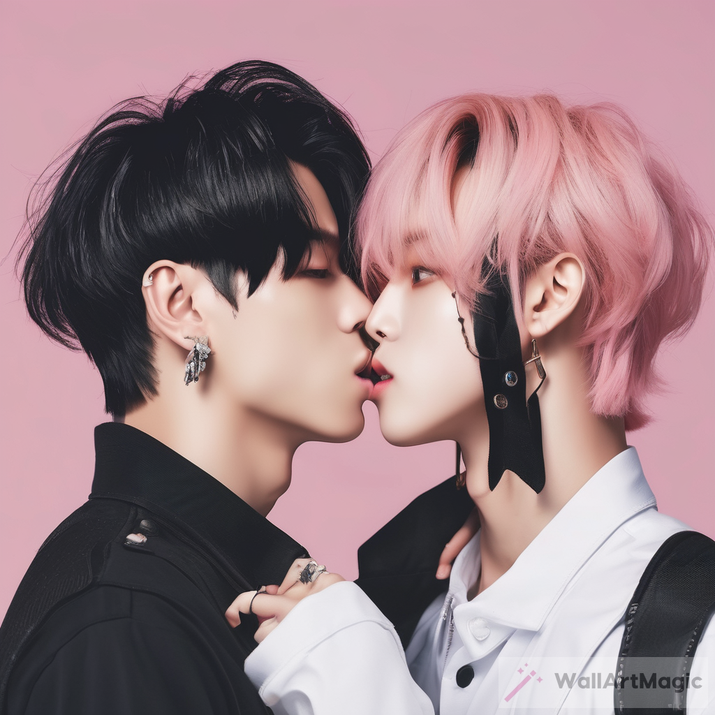 Exploring the Meaning Behind Jungkook's Black Hair and Jimin's Pink Hair in Their Passionate Kiss
