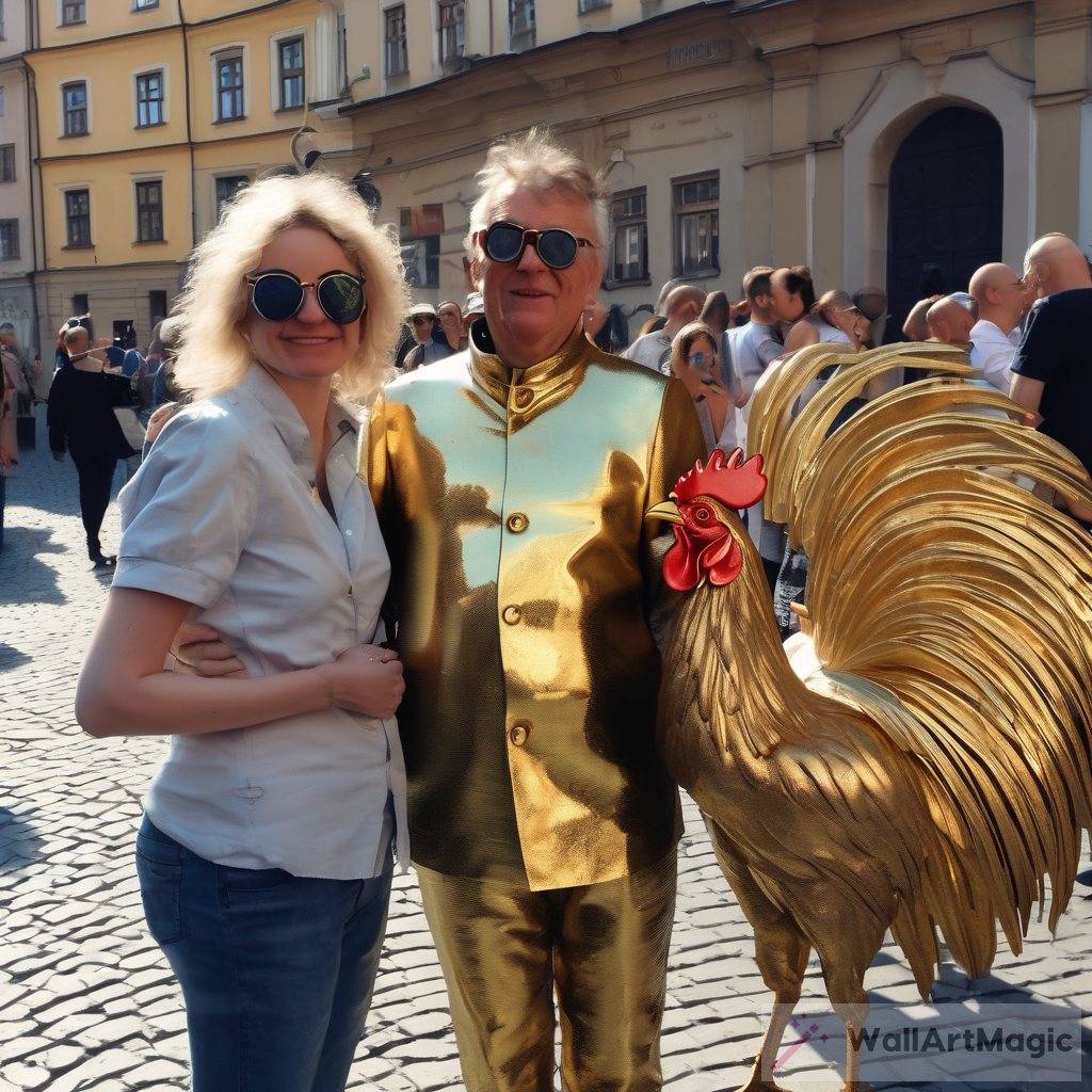A Quirky Encounter in Krakow: Art and Characters Unveiled