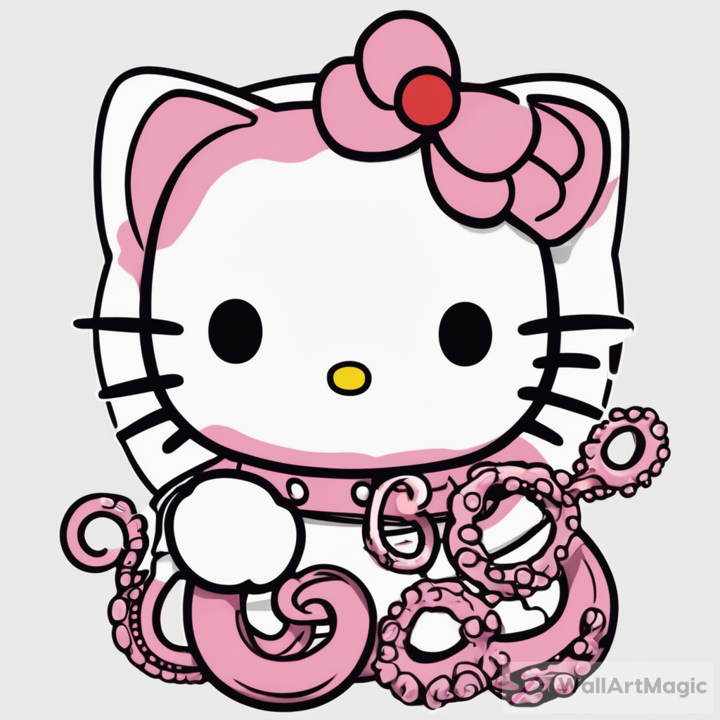 Unveiling the Adorable Fusion: Hello Kitty and a Cute Octopus