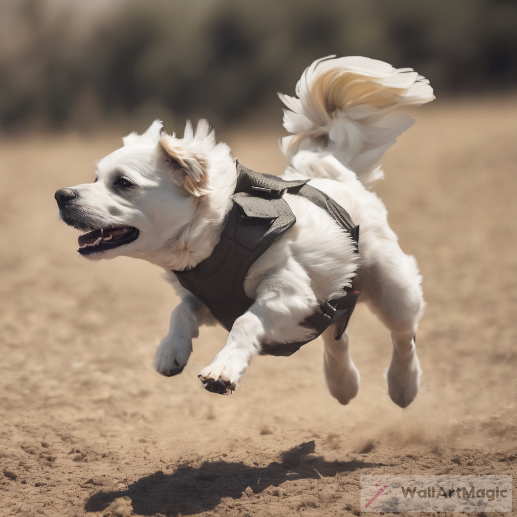 Perro volando: A Whimsical Artwork