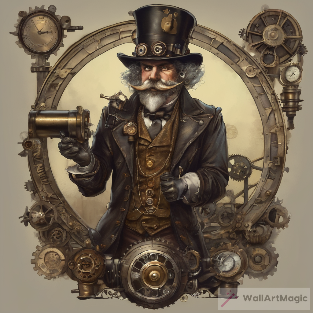 The Steampunk Boxer: A Handsome and Strong Man of 35