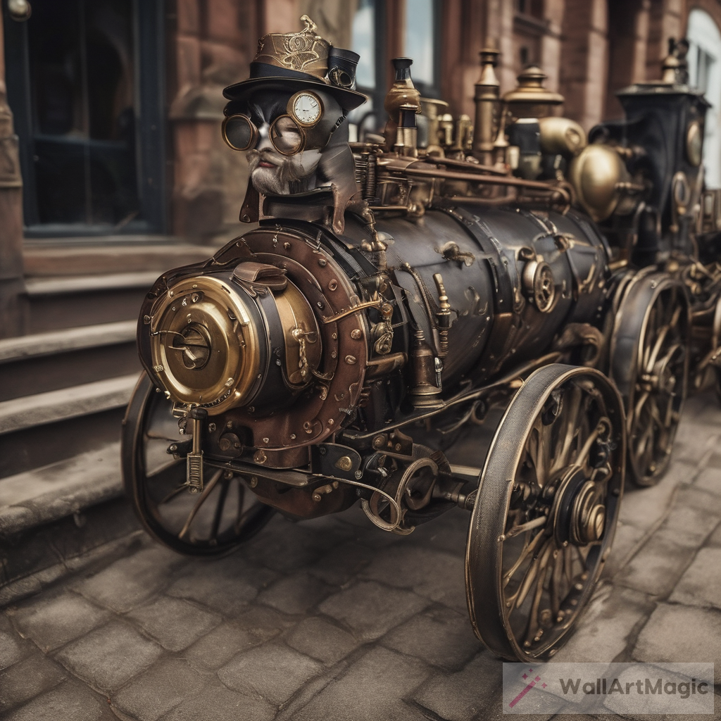 The Steampunk Boxer: A Handsome, Well-Built Man in His 30s