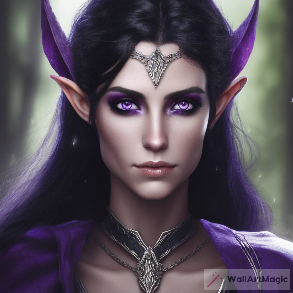 The Enchanting Half-Elf Woman: Delving into Her Beauty | WallArtMagic