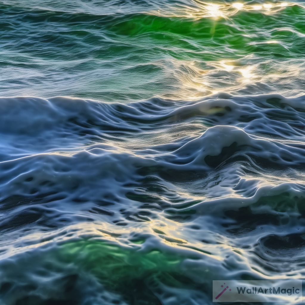 Capturing the Beauty of Small Waves with Foam