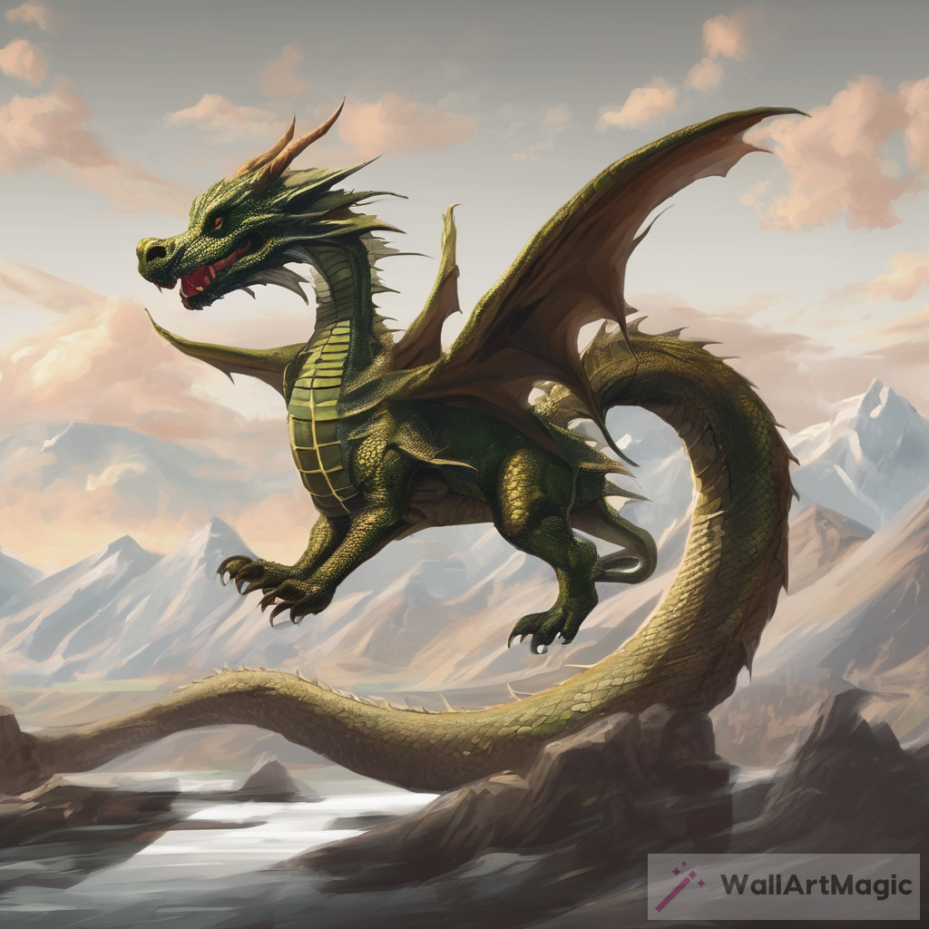 Unveiling the Majestic Dragonide: A Mesmerizing Display of Art