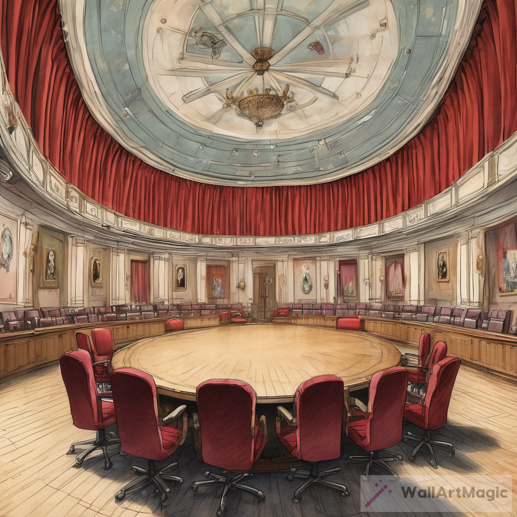 The Fascinating and Surreal Polish Parliament Hall Transformed into a Circus