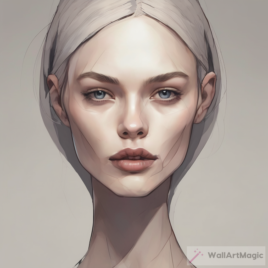 Exploring the Intriguing Art of a Girl with an Exquisite Facial Structure