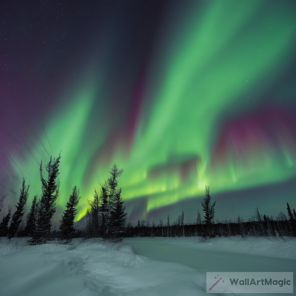 Captivating Colors of the Night Sky: Exploring the Enchanting Northern Lights