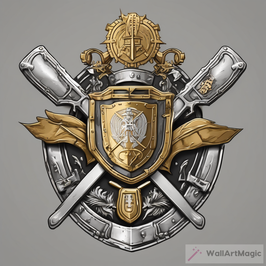 Coat of Arms: Dystopian Logo Inspired by Warhammer 40000