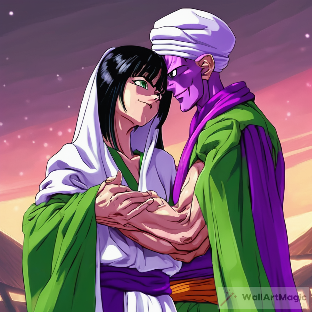 Artwork: Piccolo from Dragon Ball Z and the Beautiful Lady