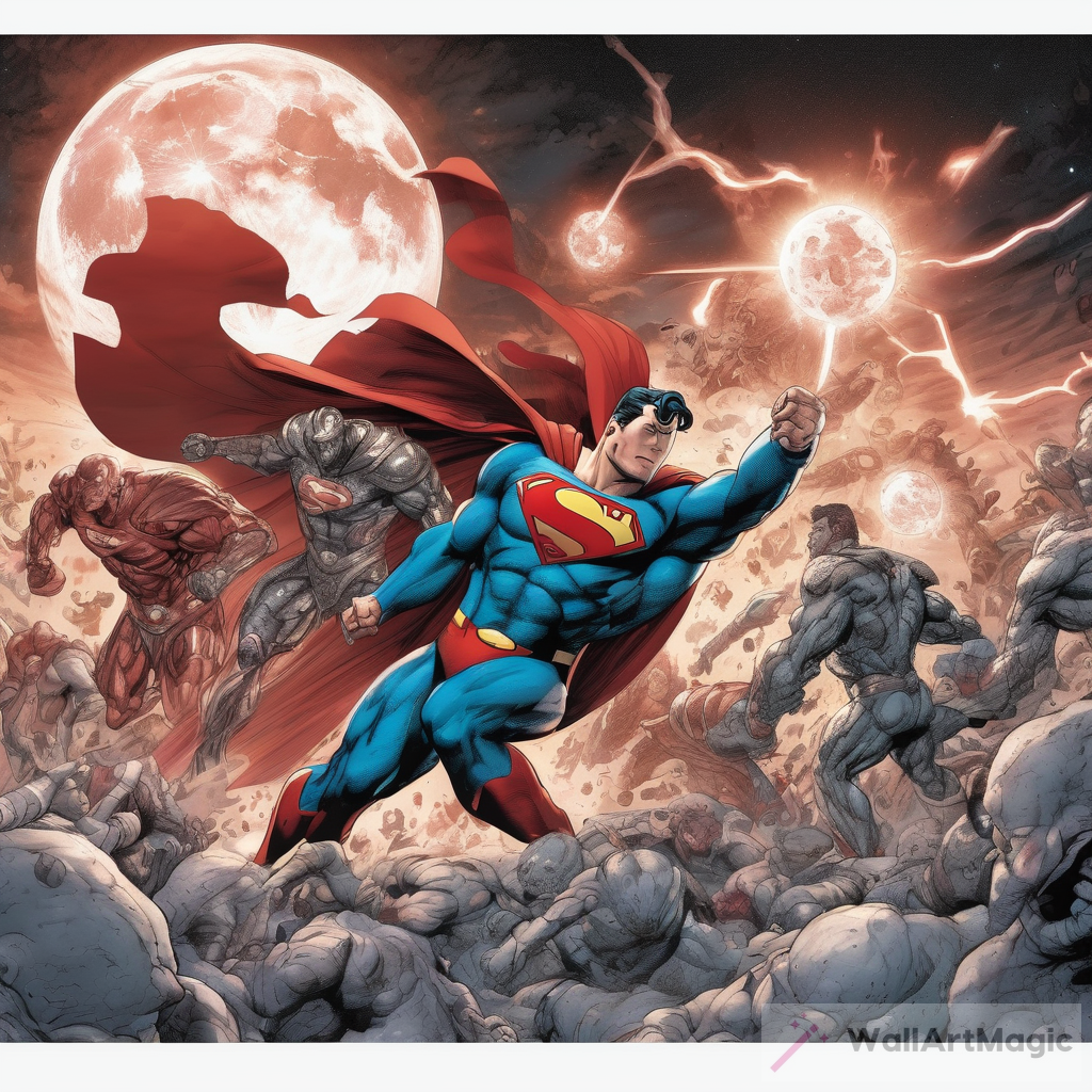 Superman's Epic Battle Against Celestials During Ragnarok