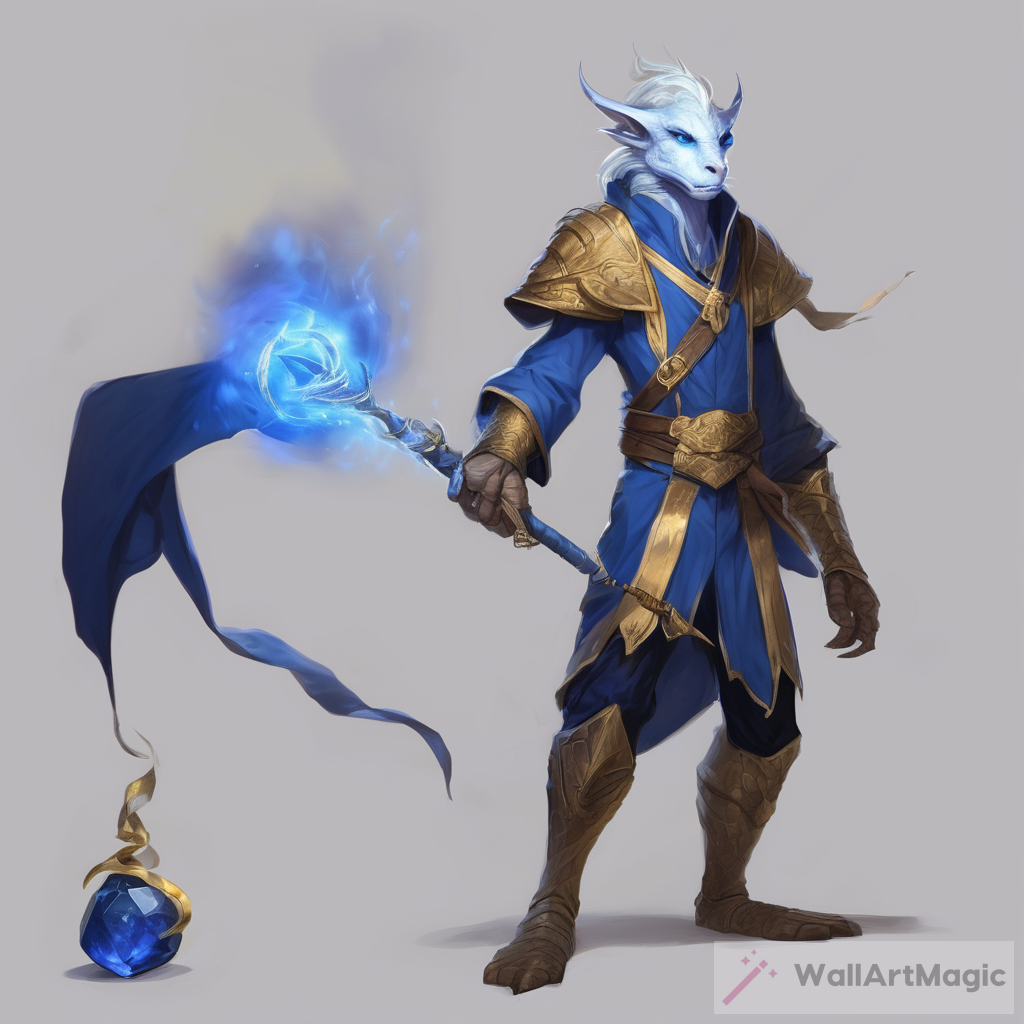 The Graceful and Fierce Dragonborn Wizard: Delving into the World of Cold Magic