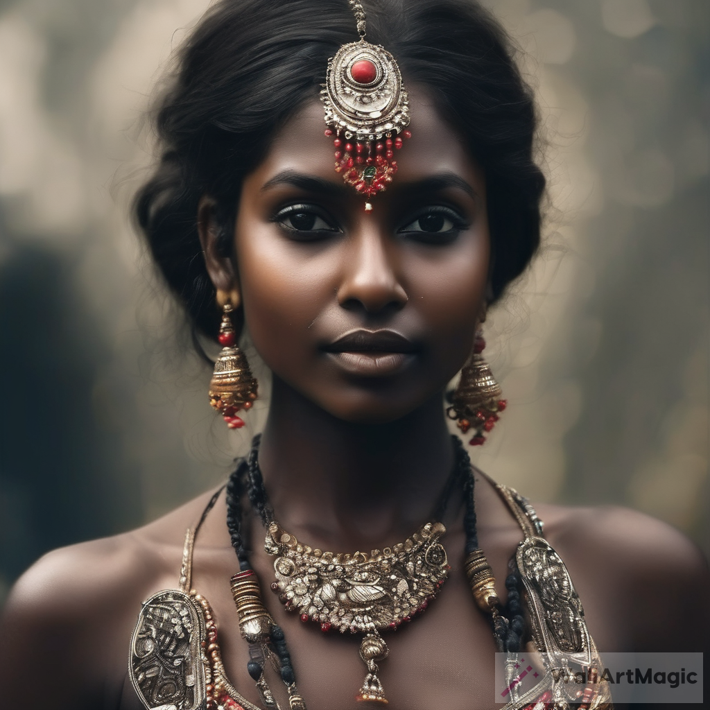 Exploring the Beauty of a Dark-Skinned Indian Woman - Art Blog