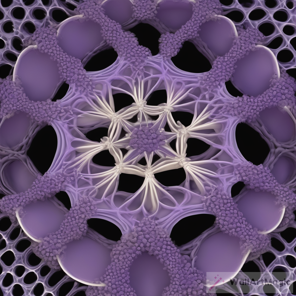 Unveiling the Enigmatic Vibrant Mystical Elegance of the Galactic Fractal Flower of Life Fire Electron Microscope