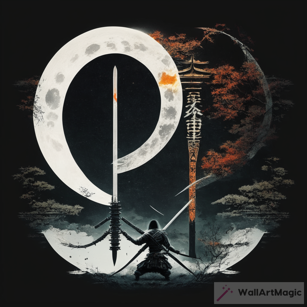 The Symbolic Fusion: Embracing Life and Moon Through the Katana