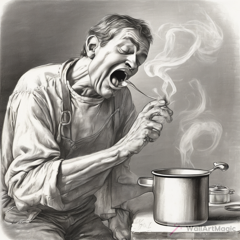 The Hilarious Art of a Man Licking a Pot
