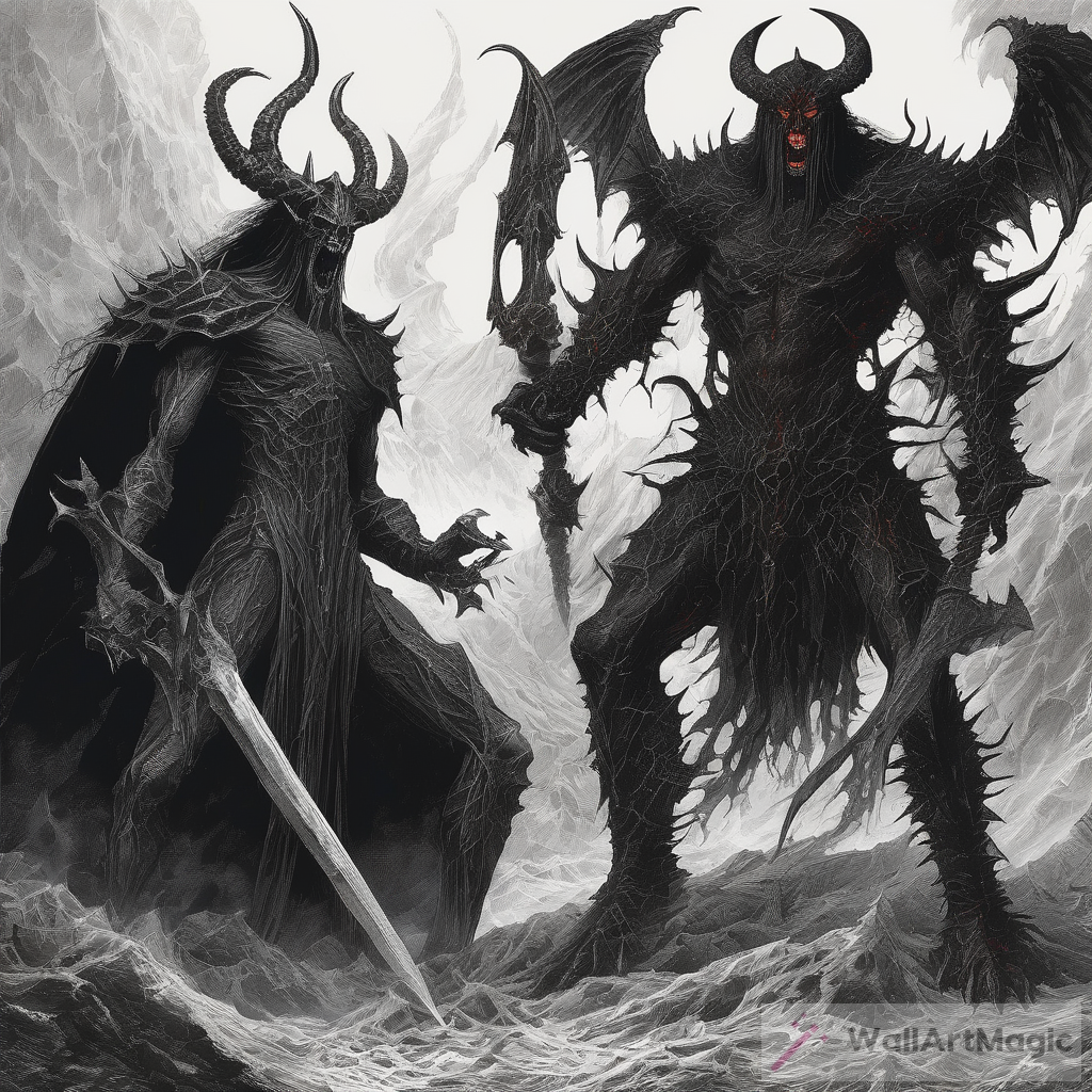 The Epic Battle: Morgoth vs Satan