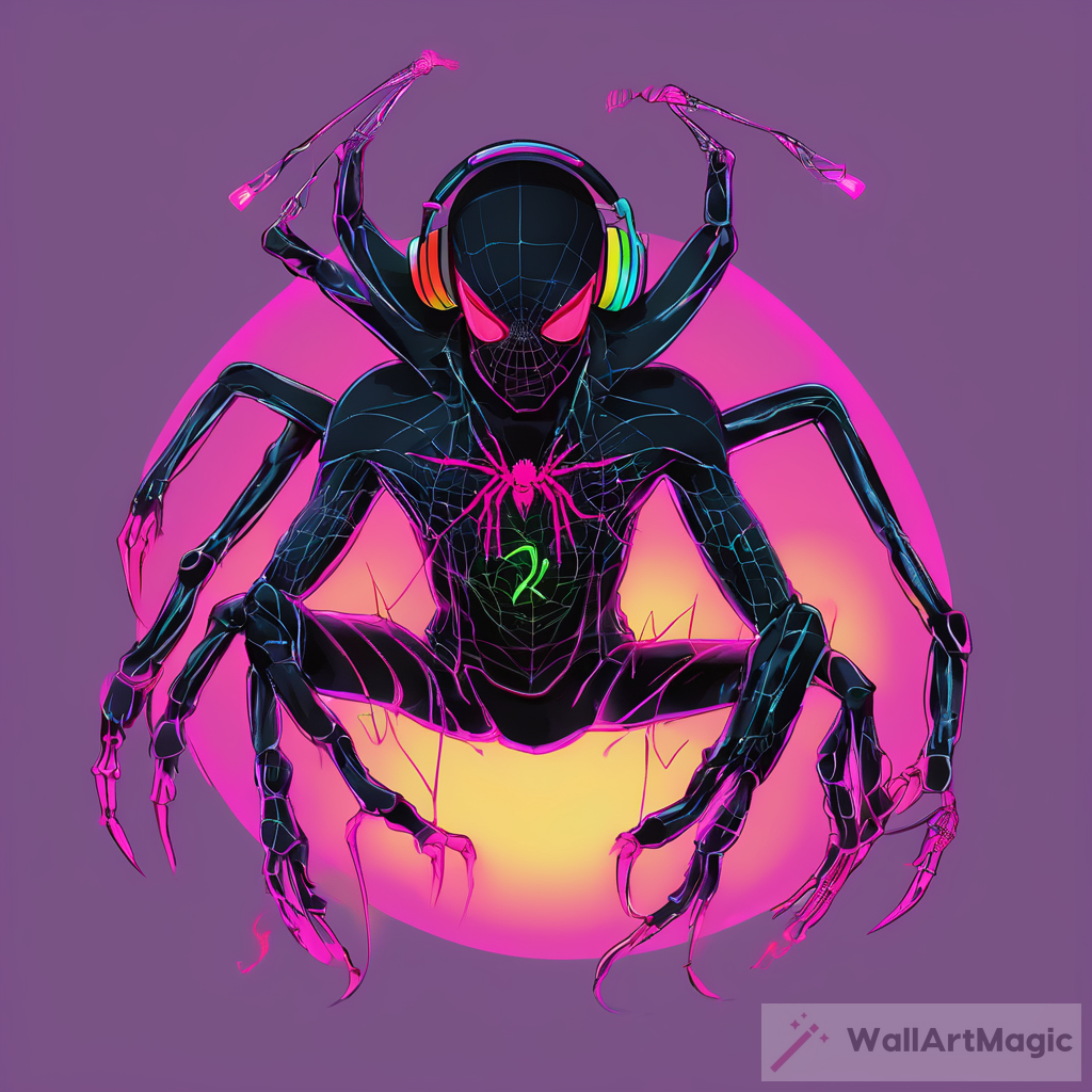 The Neon DJ Demon: A Spider Demon With the Power of Music