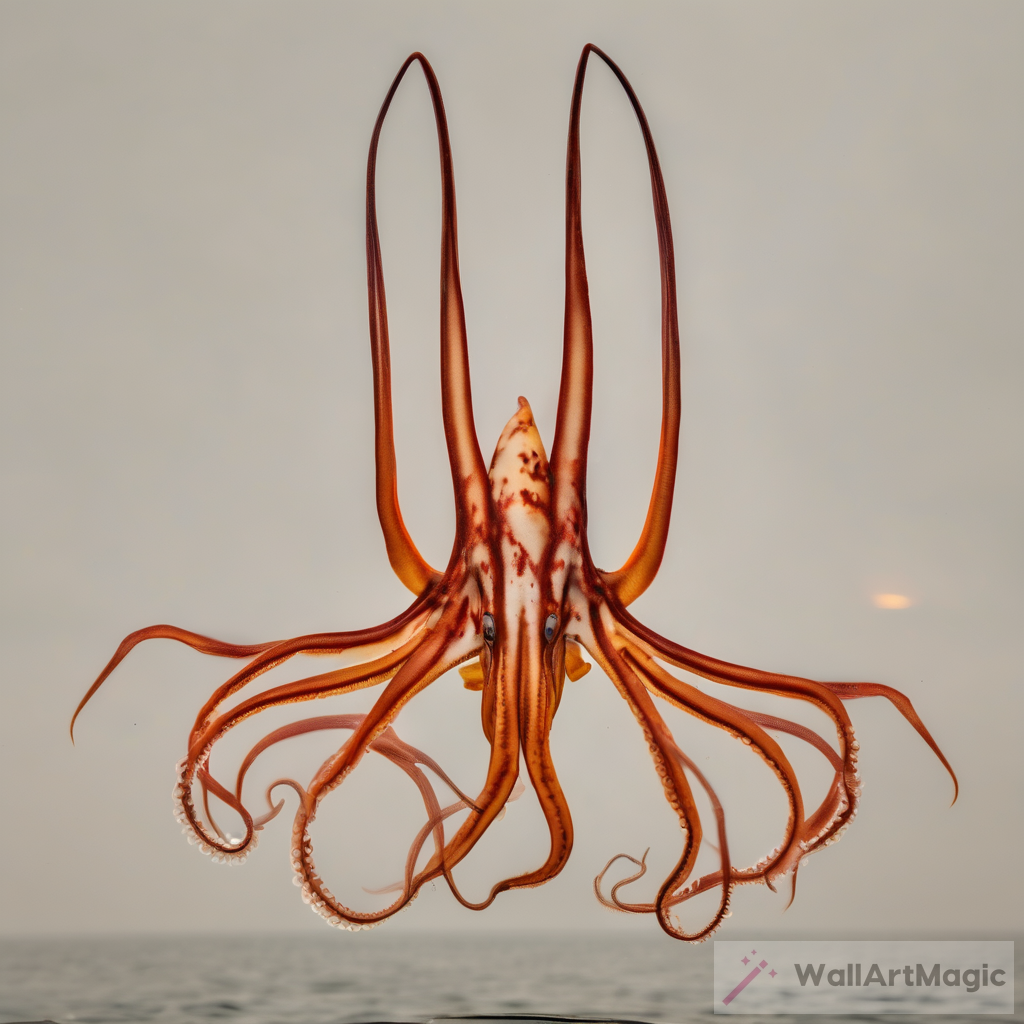 The Majestic Fire Squid: A Monument of Power and Grace