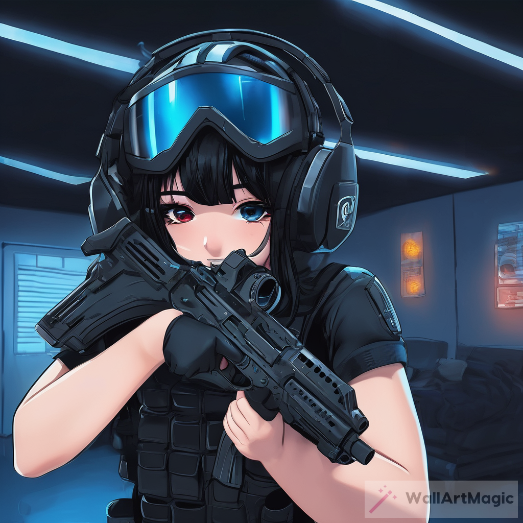Artistic Impression: The Stealthy Swat Girl