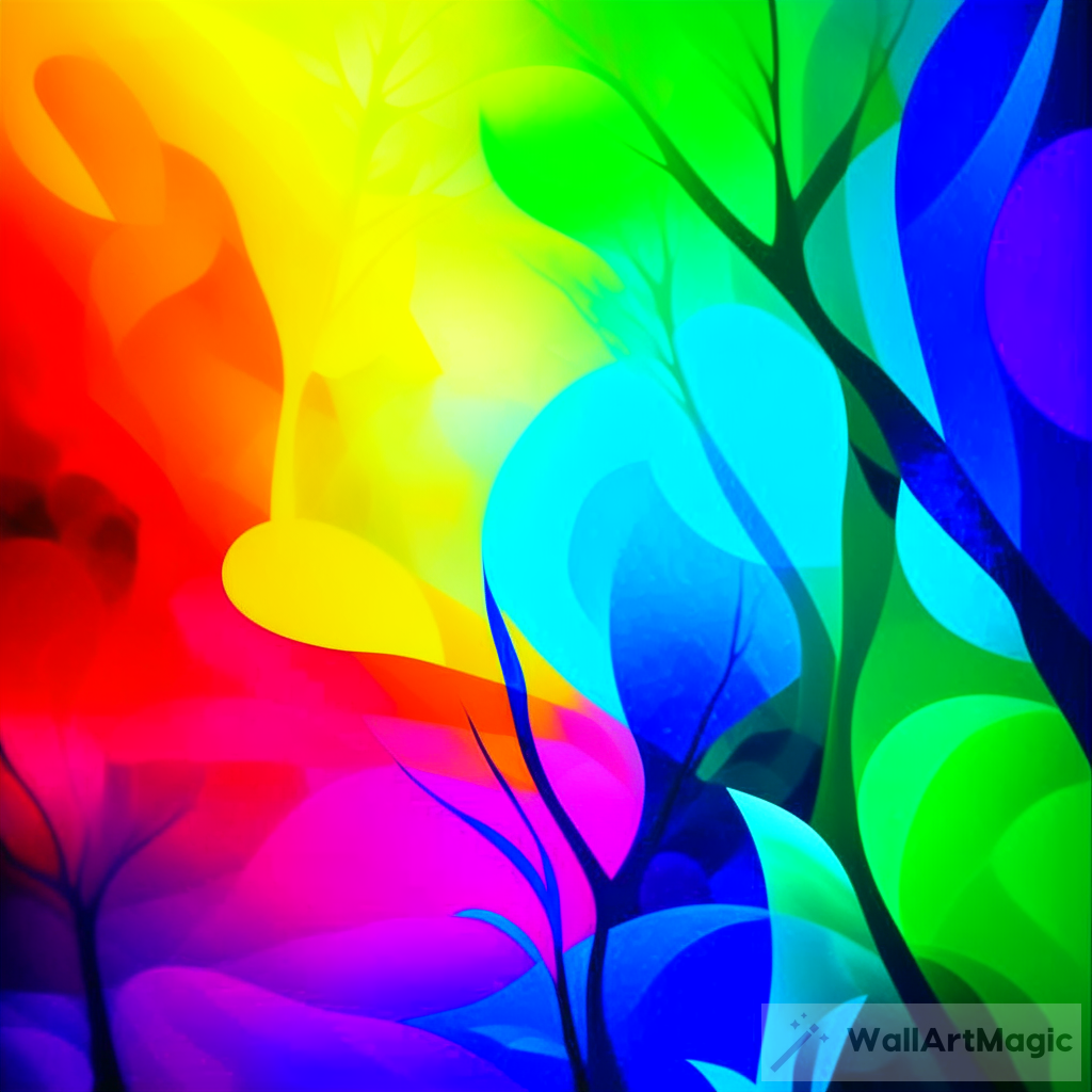 Vibrant Abstract Nature: A Colorful Journey
