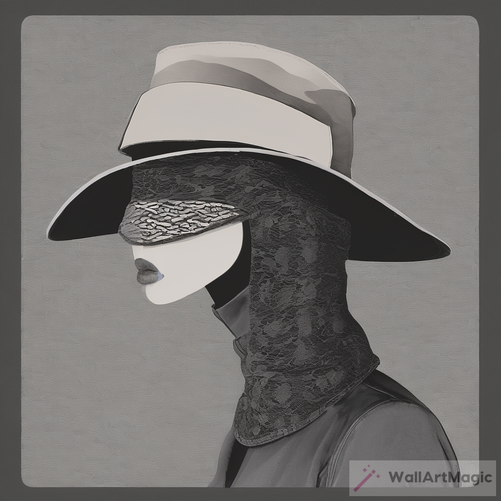 Intrigue and Curiosity: A Hat with a Face Covering