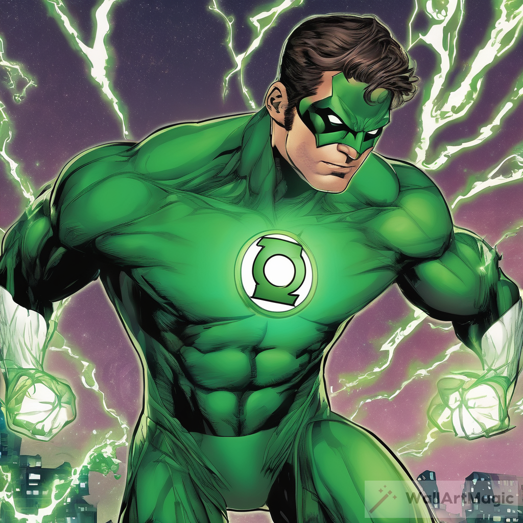 Authentic Green Lantern Art: Illuminate Your World