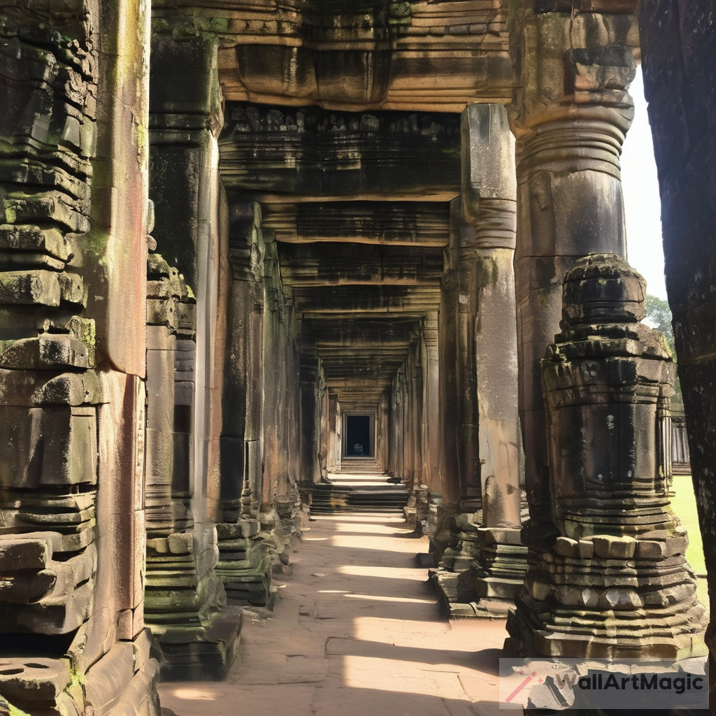 Explore Ancient Wonders with Angkor Wat Art