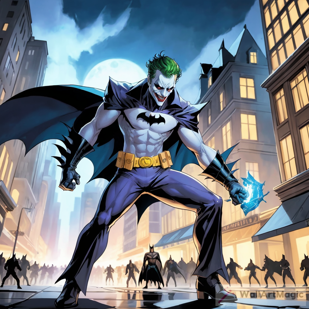 Epic Battle: Joker vs Batman in Gotham City