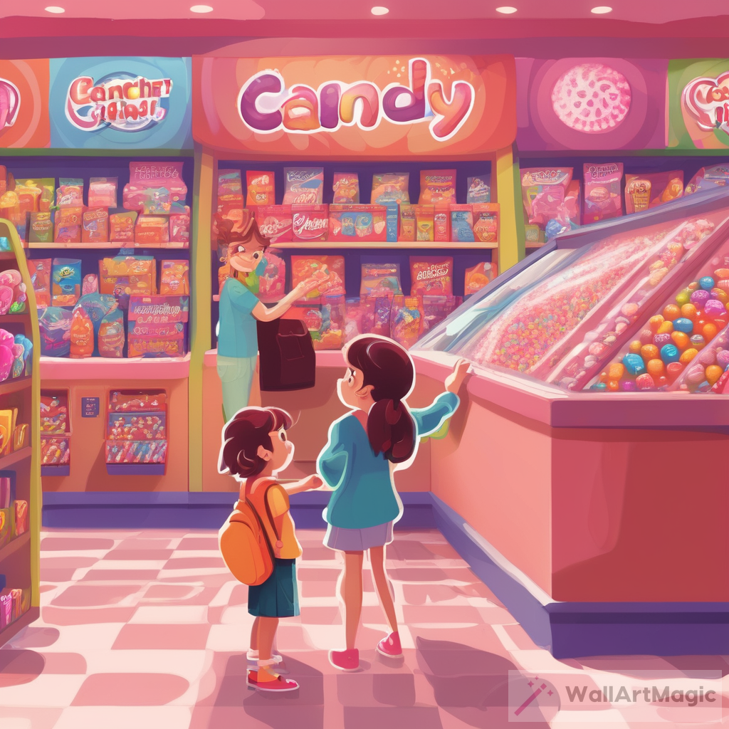 Mom & Kid Candy Shop Fun