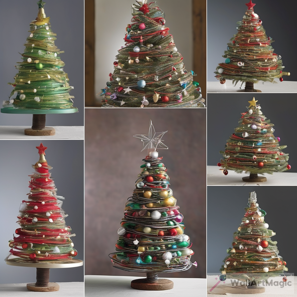 Unique Christmas Tree Artwork