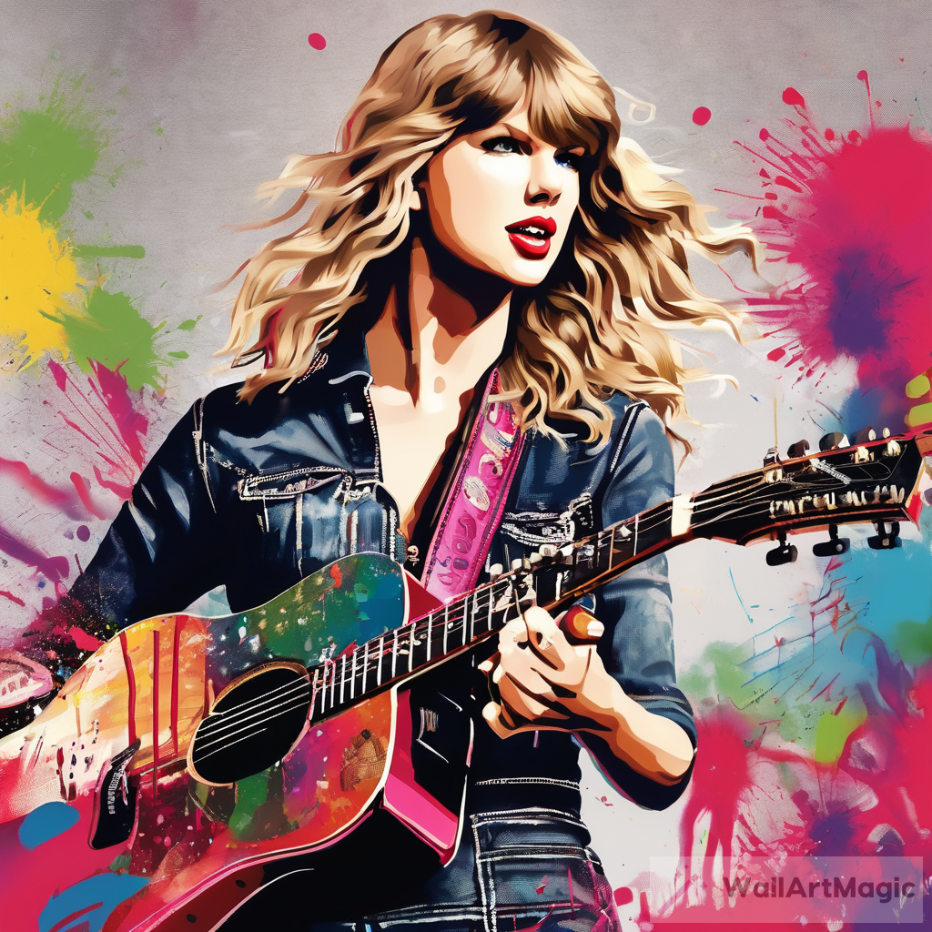 Taylor Swift Live Concert Artwork Masterpiece